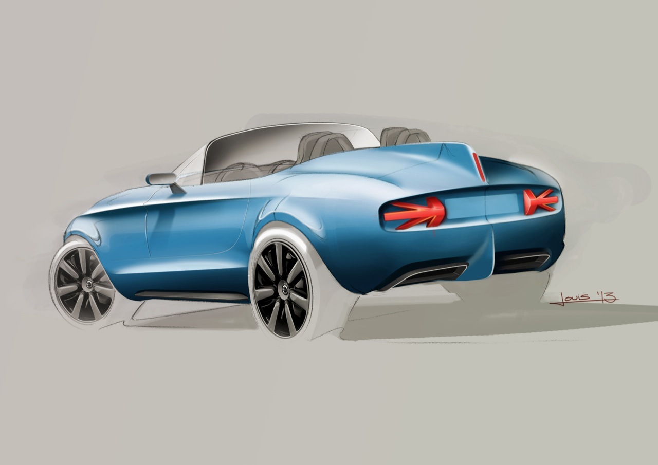 Mini Superleggera Vision (Touring), 2014 - Design Sketch