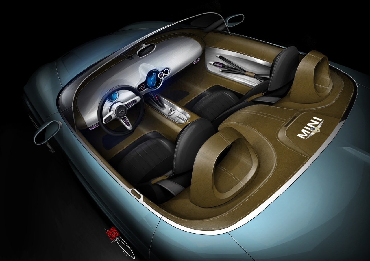 Mini Superleggera Vision (Touring), 2014 - Interior Design Sketch