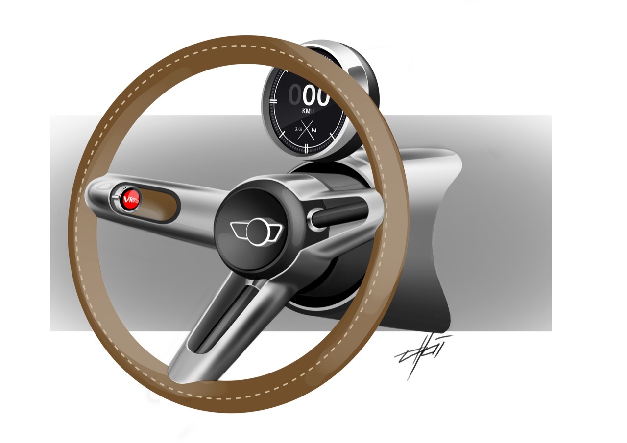 Mini Superleggera Vision (Touring), 2014 - Interior Design Sketch