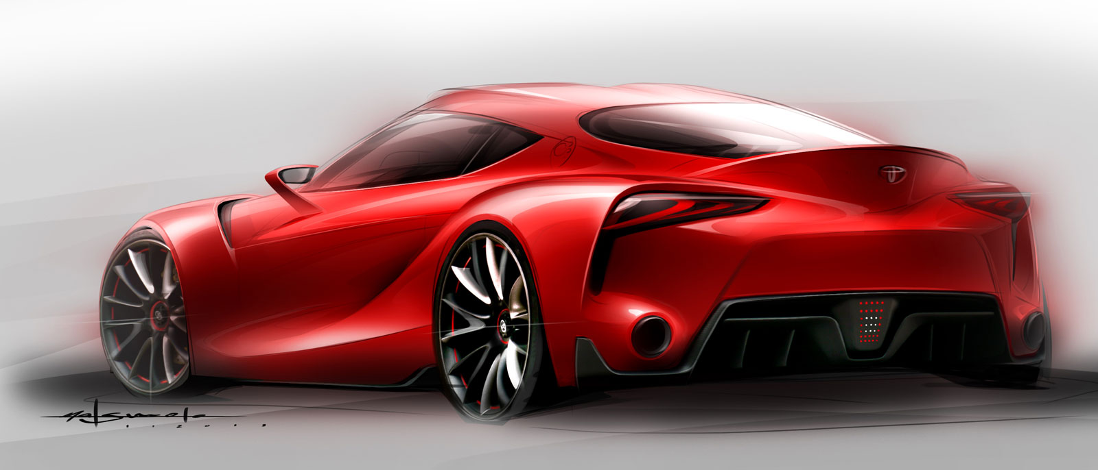 Toyota FT-1, 2014 - Design Sketch 