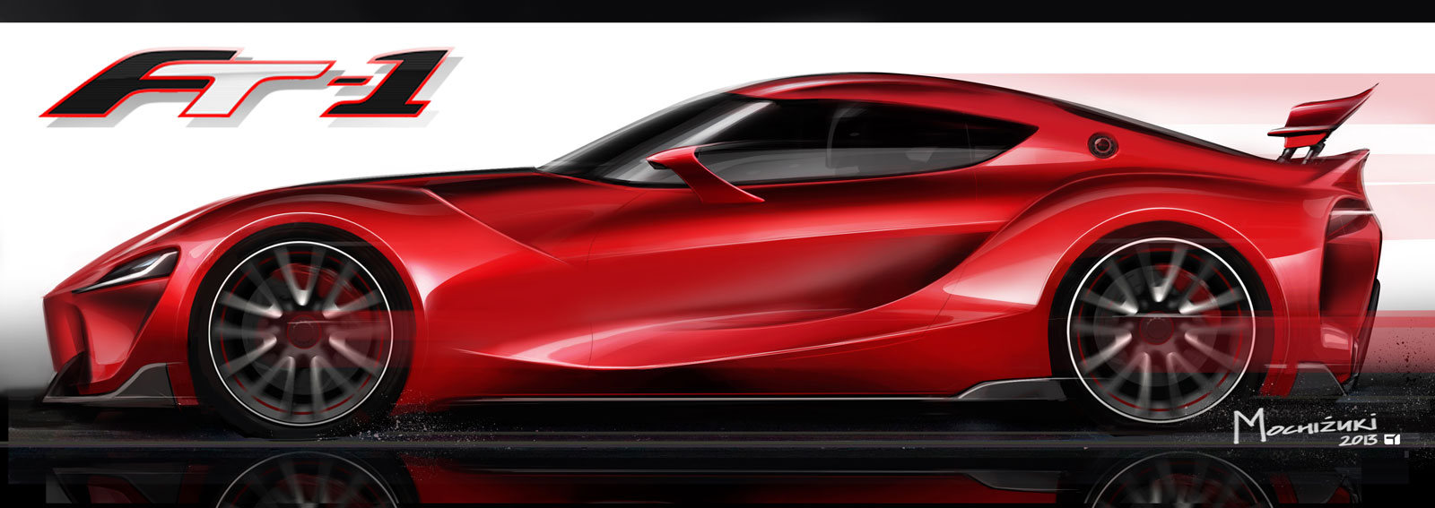 Toyota FT-1, 2014 - Design Sketch 
