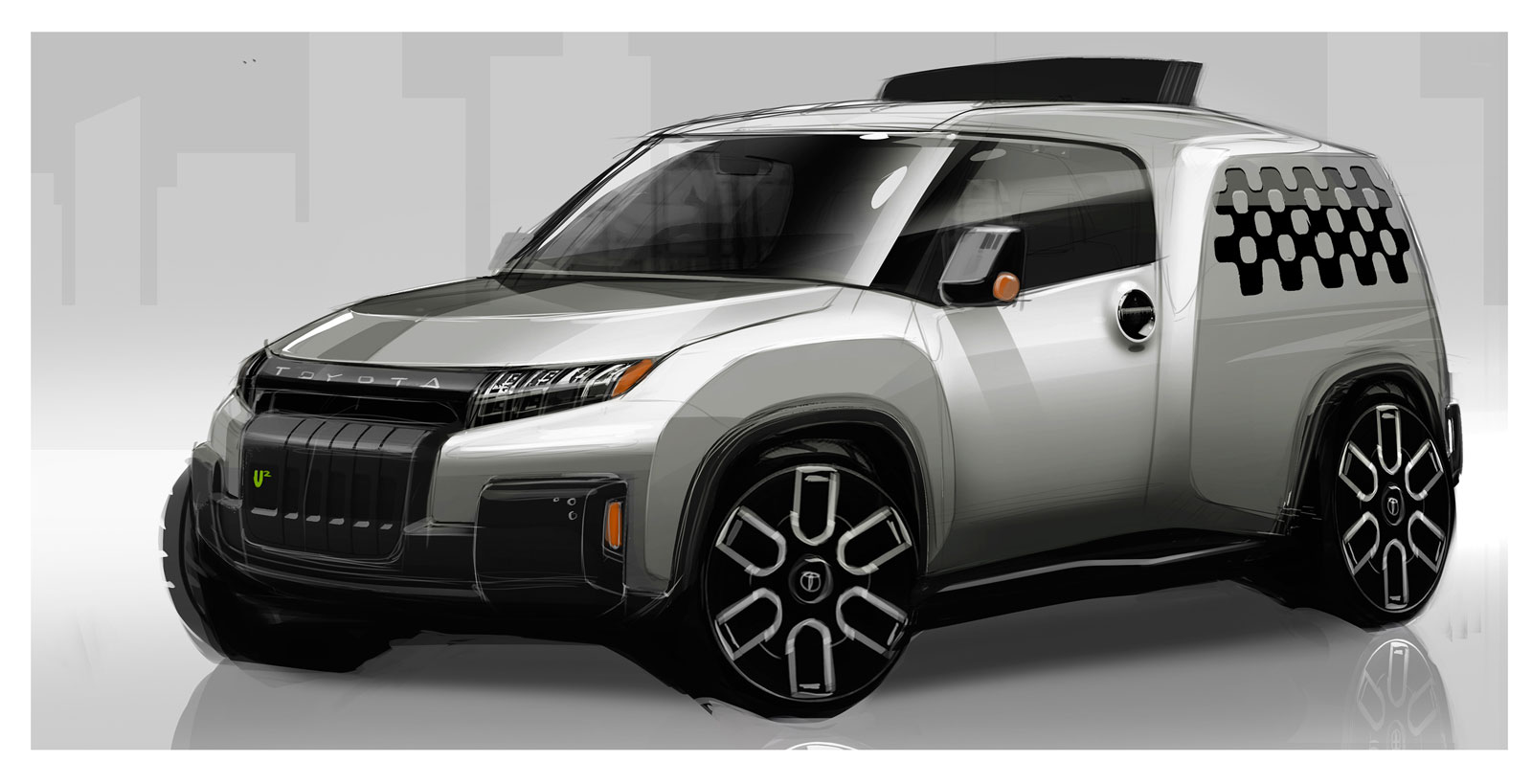 Toyota Urban Utility, 2014 - Design Sketch