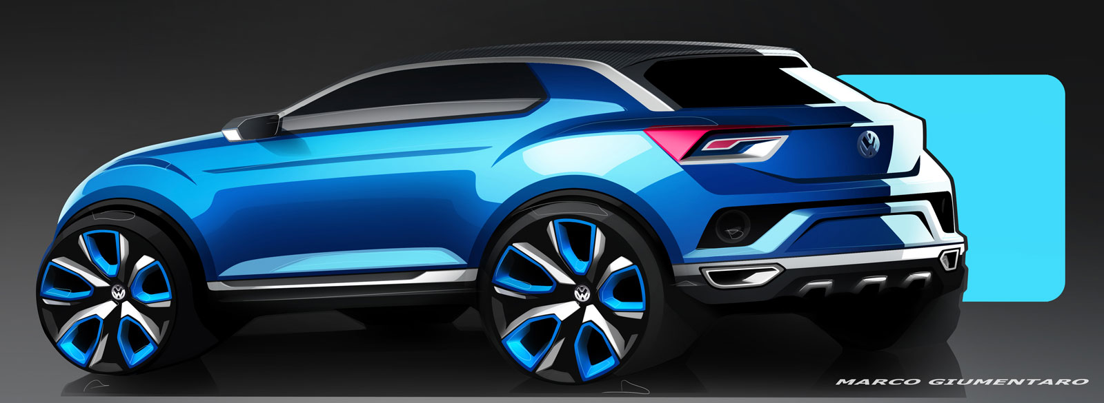 Volkswagen T-Roc, 2014 - Design Sketch