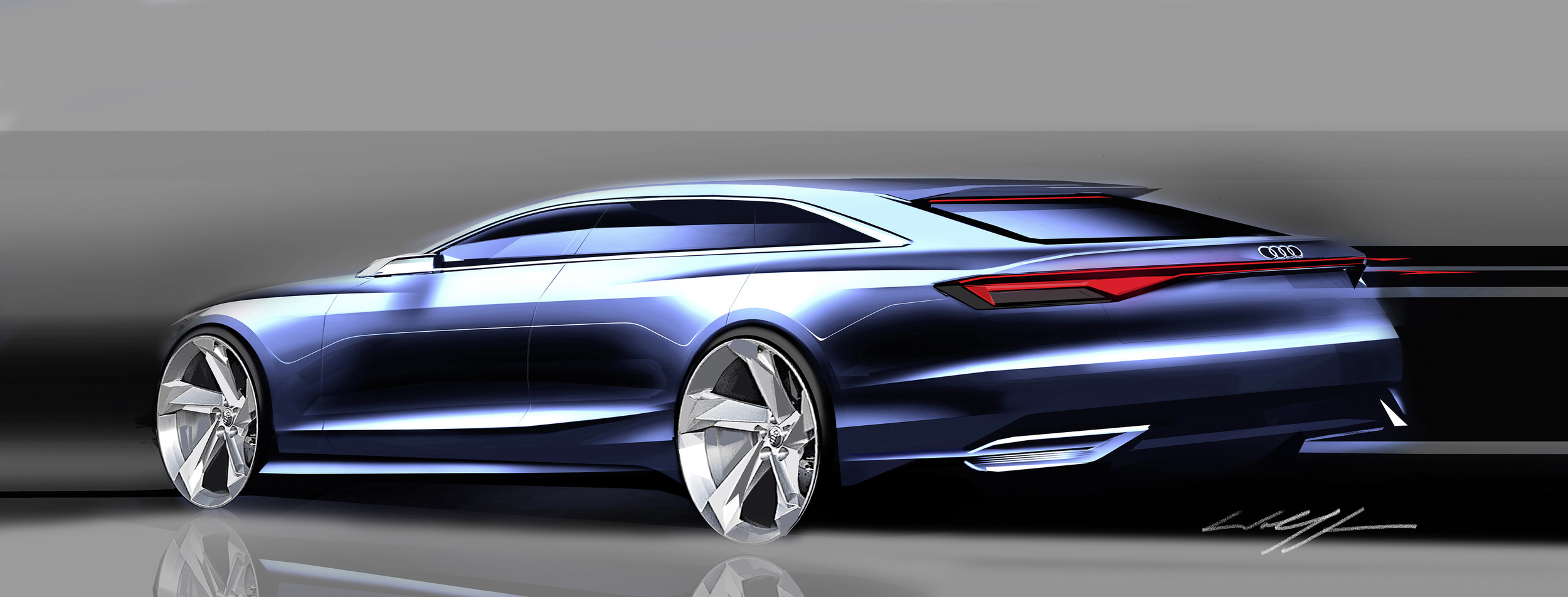 Audi Prologue Avant Concept, 2015 - Design Sketch