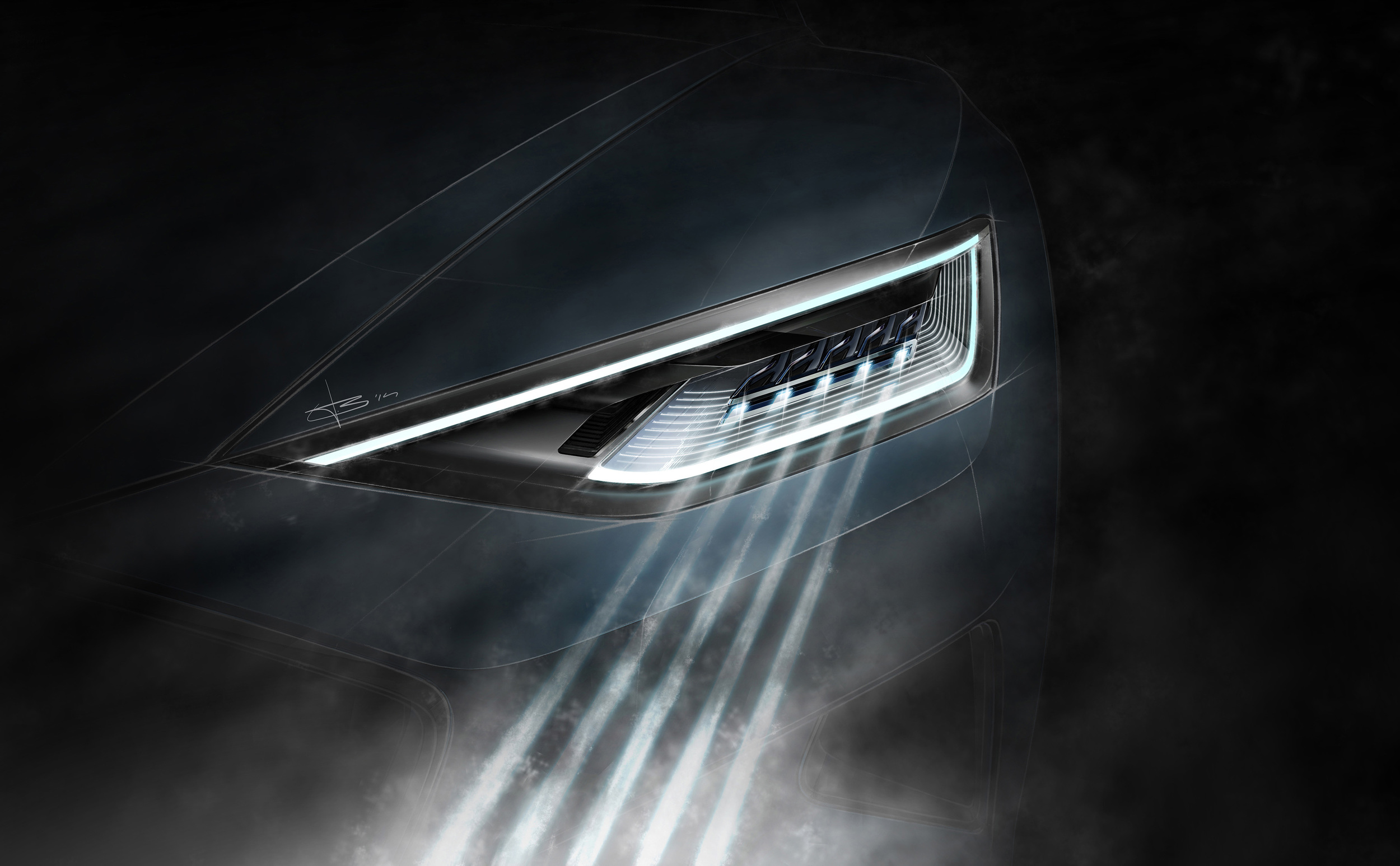 Audi Prologue Avant Concept, 2015 - Design Sketch