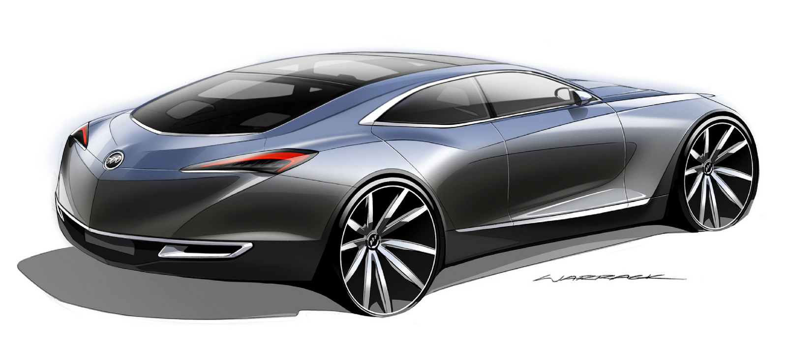 Buick Avenir Concept, 2015 - Design Sketch
