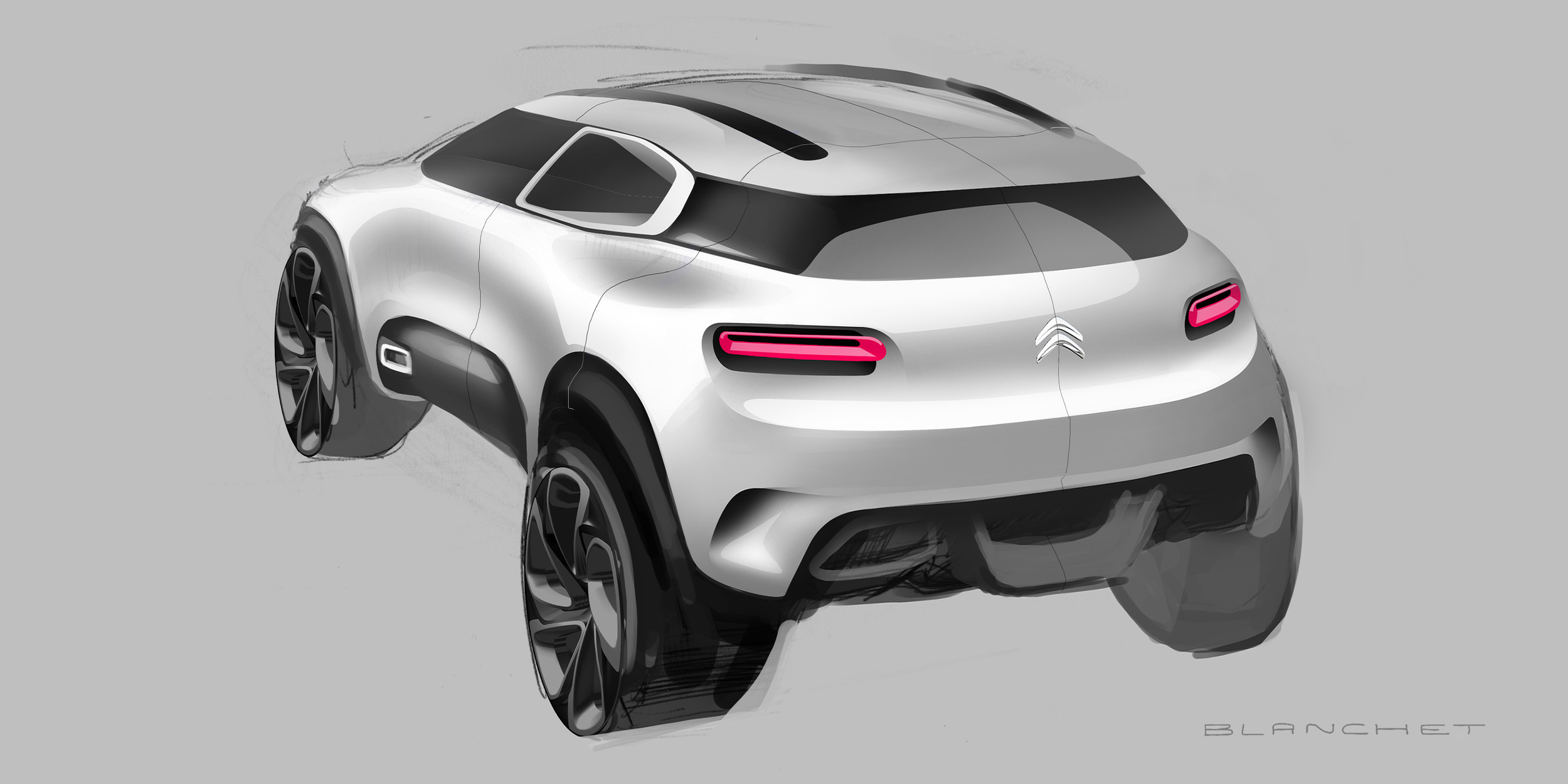 Citroen Aircross Concept, 2015 - Design Sketch