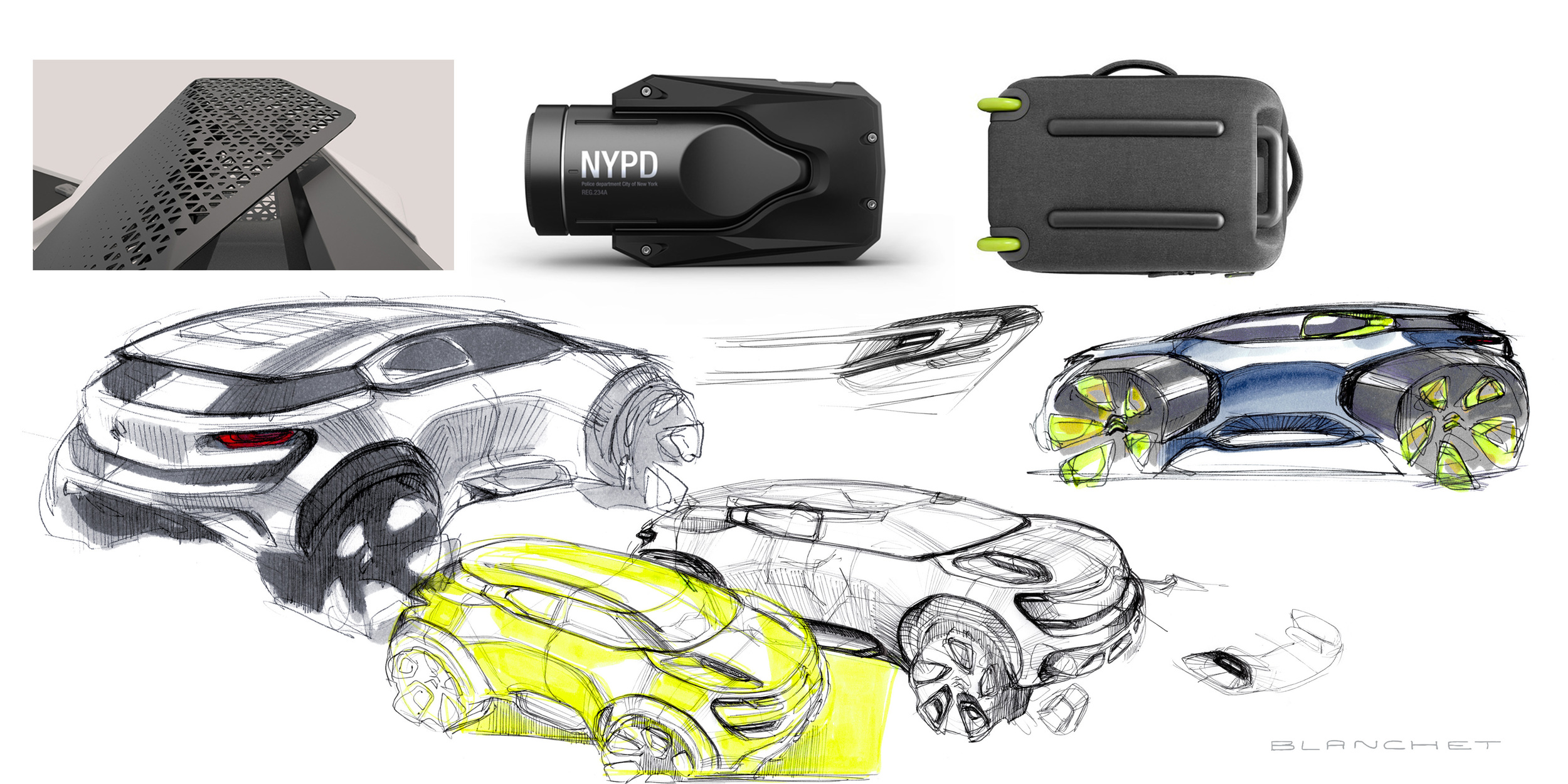 Citroen Aircross Concept, 2015 - Design Sketches