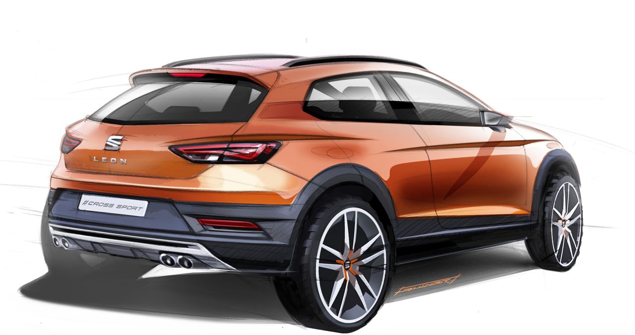 Seat Leon Cross Sport Show Car, 2015 - Design Sketch
