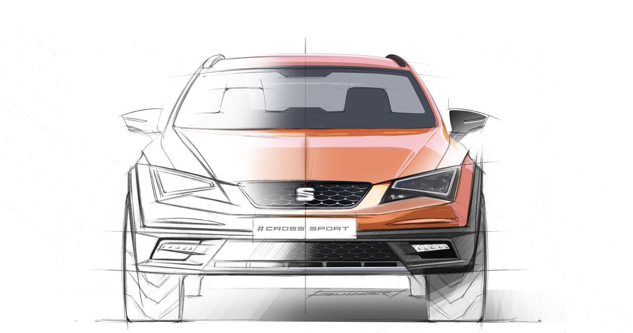Seat Leon Cross Sport Show Car, 2015 - Design Sketch