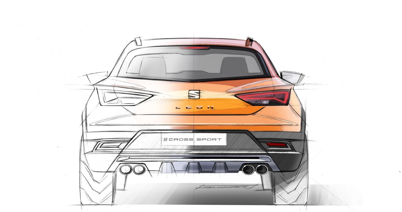 Seat Leon Cross Sport Show Car, 2015 - Design Sketch
