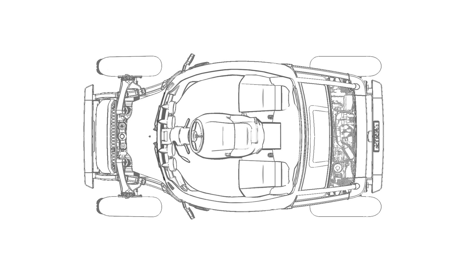 Toyota KIKAI Concept, 2015 - Layout