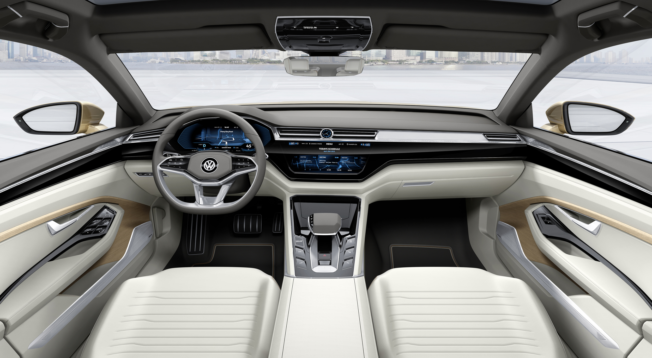 Volkswagen C Coupe GTE Concept, 2015 - Interior