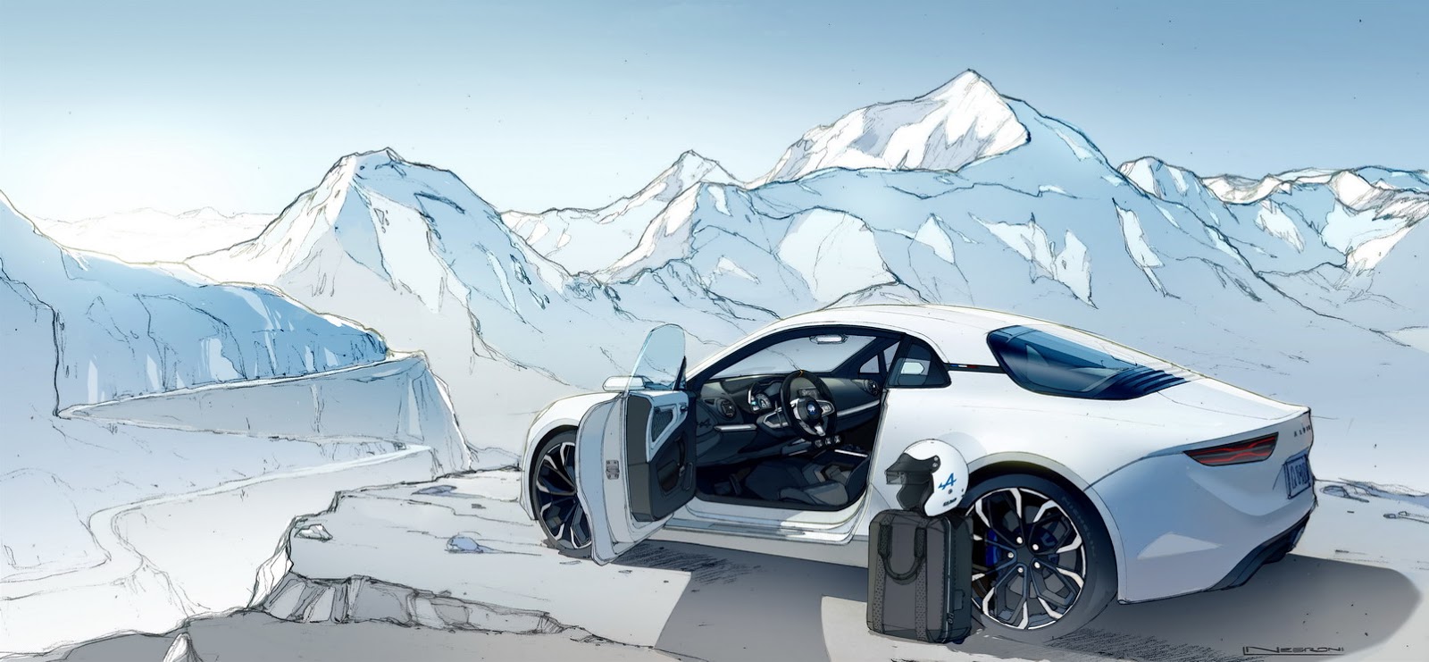 Alpine Vision Concept, 2016 - Design Skech