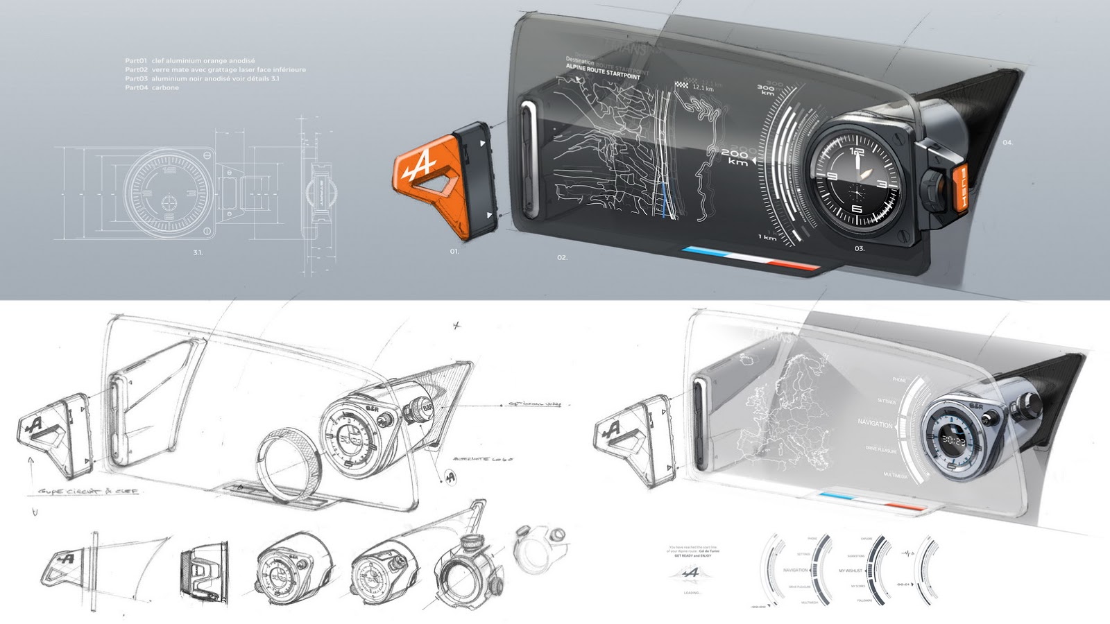 Alpine Vision Concept, 2016 - Interior Design Skech