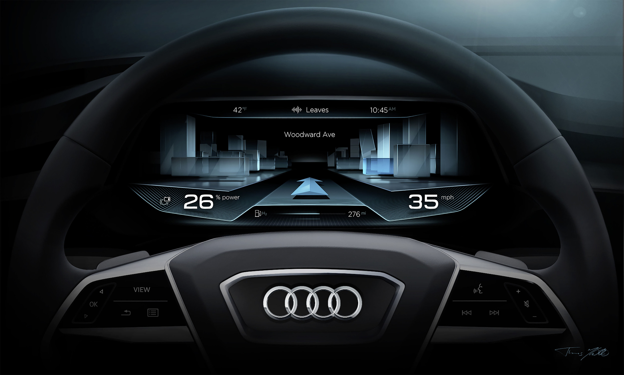 Audi H-Tron Quattro Concept, 2016 - Interior
