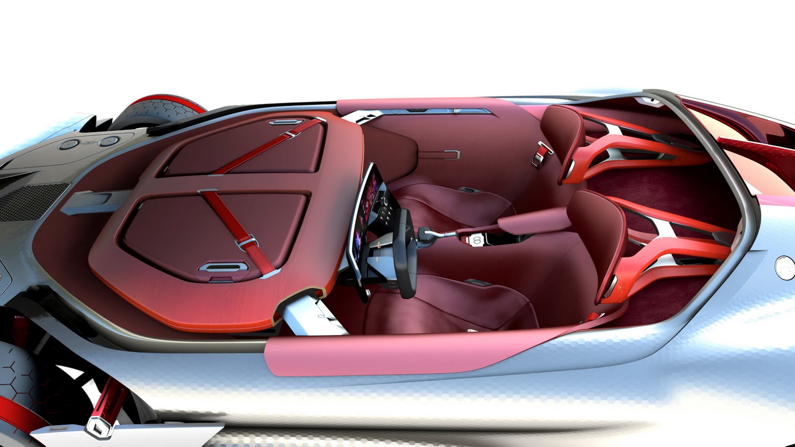 Renault Trezor Concept, 2016 - Interior Rendering