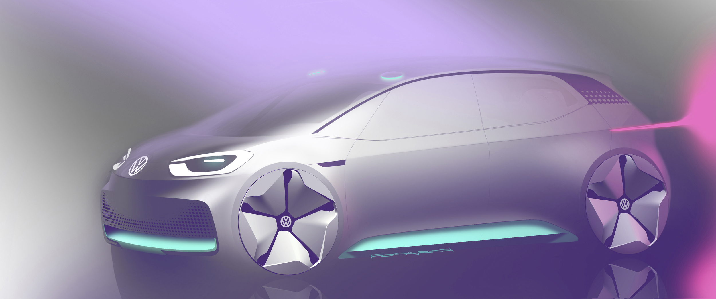 Volkswagen I.D. Concept, 2016 - Design Sketch