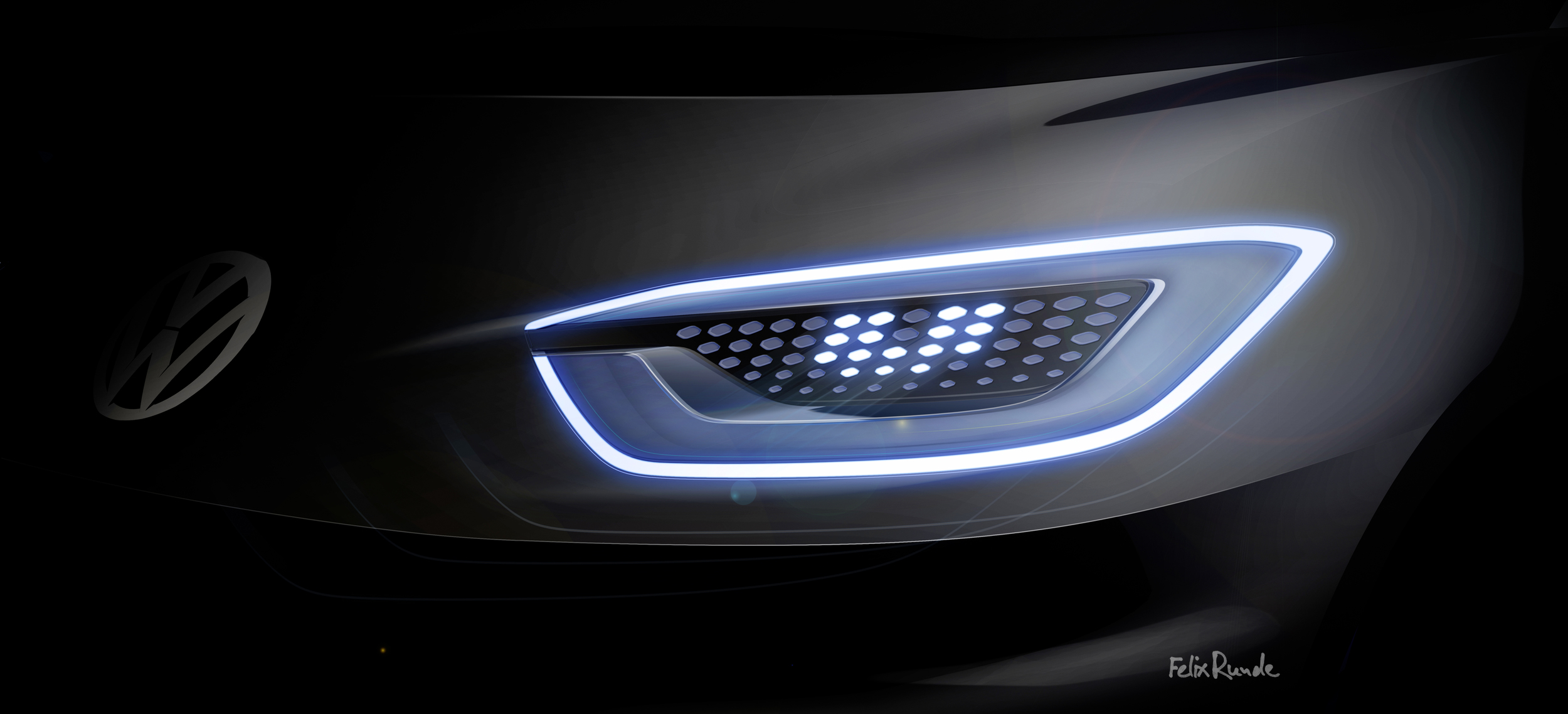 Volkswagen I.D. Concept, 2016 - Design Sketch