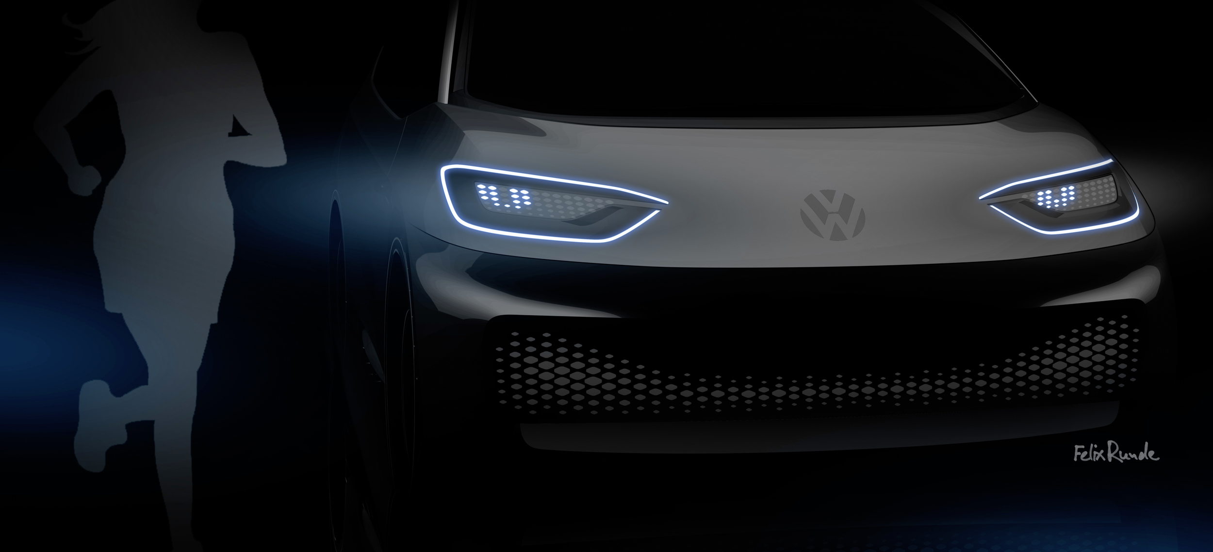 Volkswagen I.D. Concept, 2016 - Design Sketch