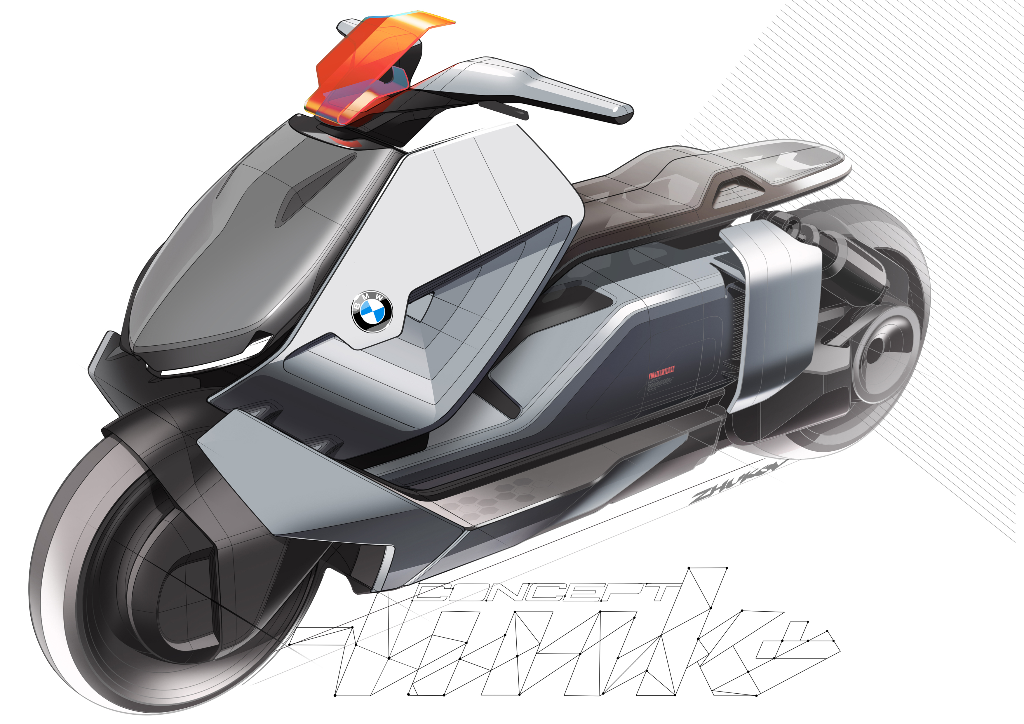BMW Motorrad Concept Link, 2017