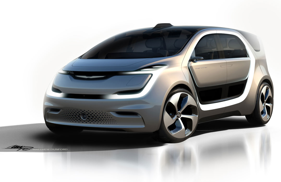 Chrysler Portal Concept, 2017 - Design Sketch