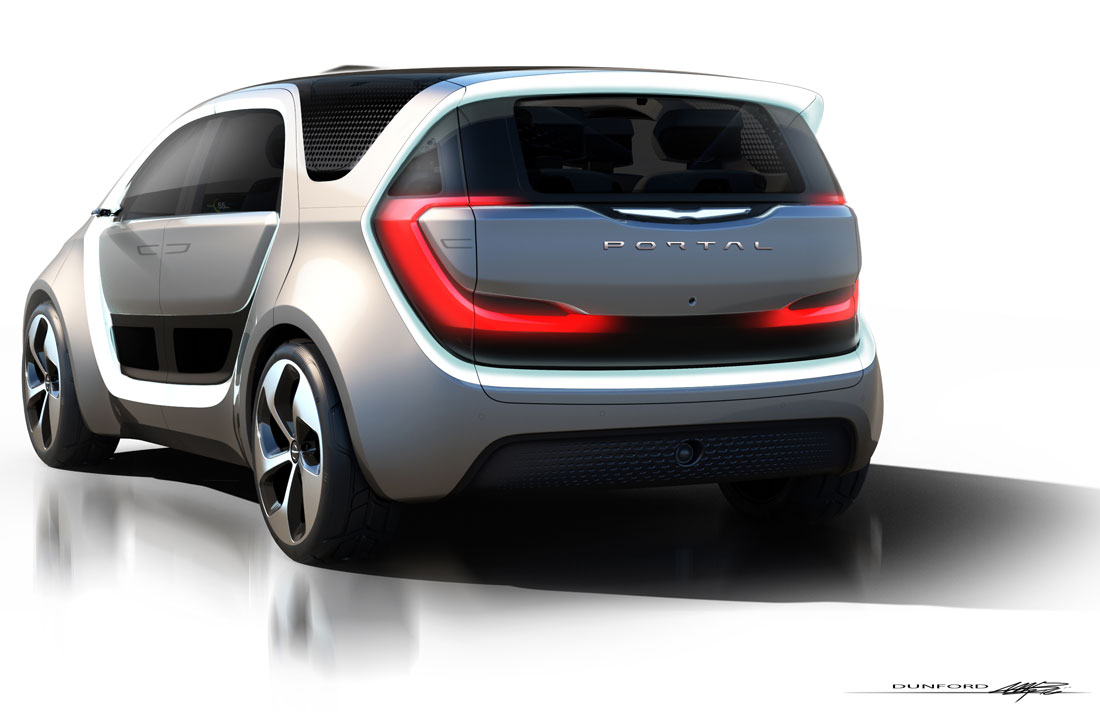 Chrysler Portal Concept, 2017 - Design Sketch