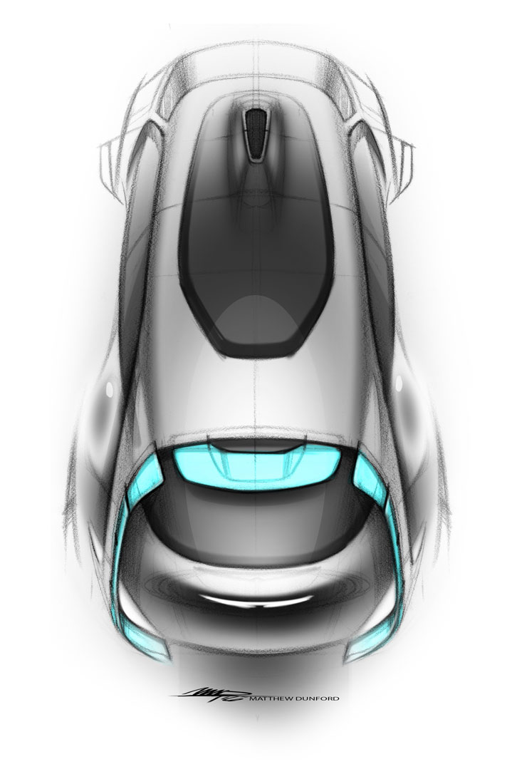 Chrysler Portal Concept, 2017 - Design Sketch