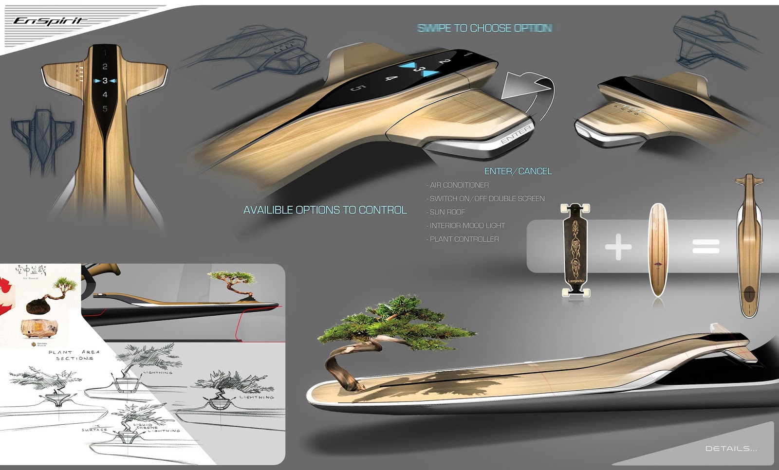 GAC EnSpirit Concept, 2017 - Interior - Design Sketch by Alexander Suvorov
