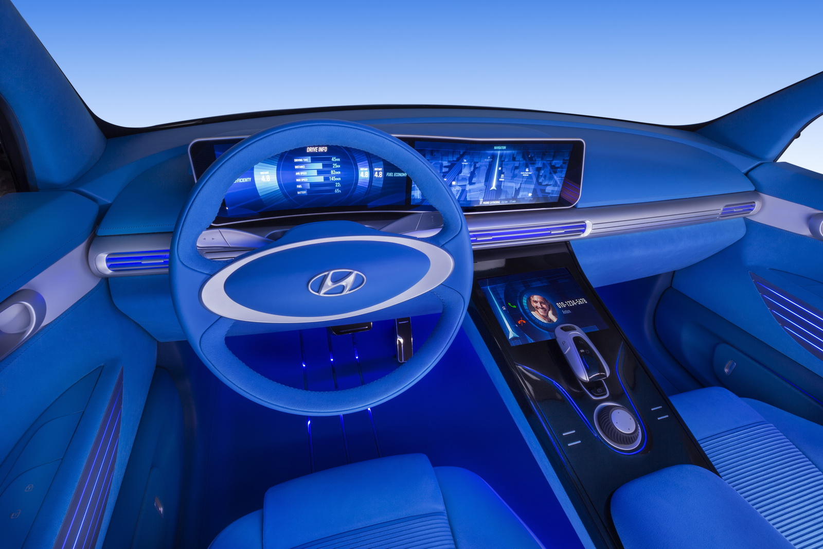 Hyundai FE Fuel Cell Concept, 2017 - Interior
