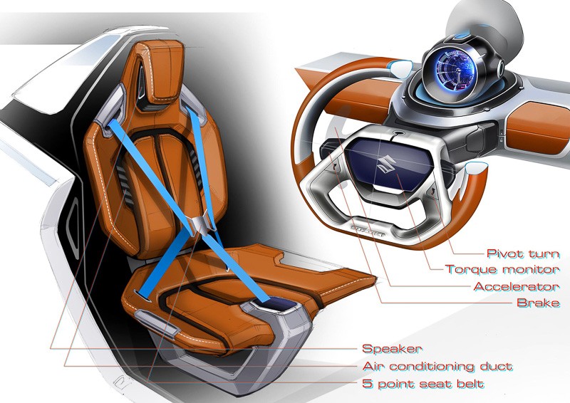 Suzuki e-Survivor Concept, 2017 - Interior
