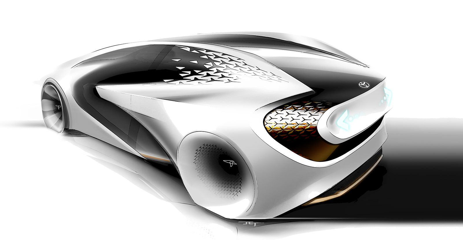 Toyota Concept-i, 2017 - Design Sketch