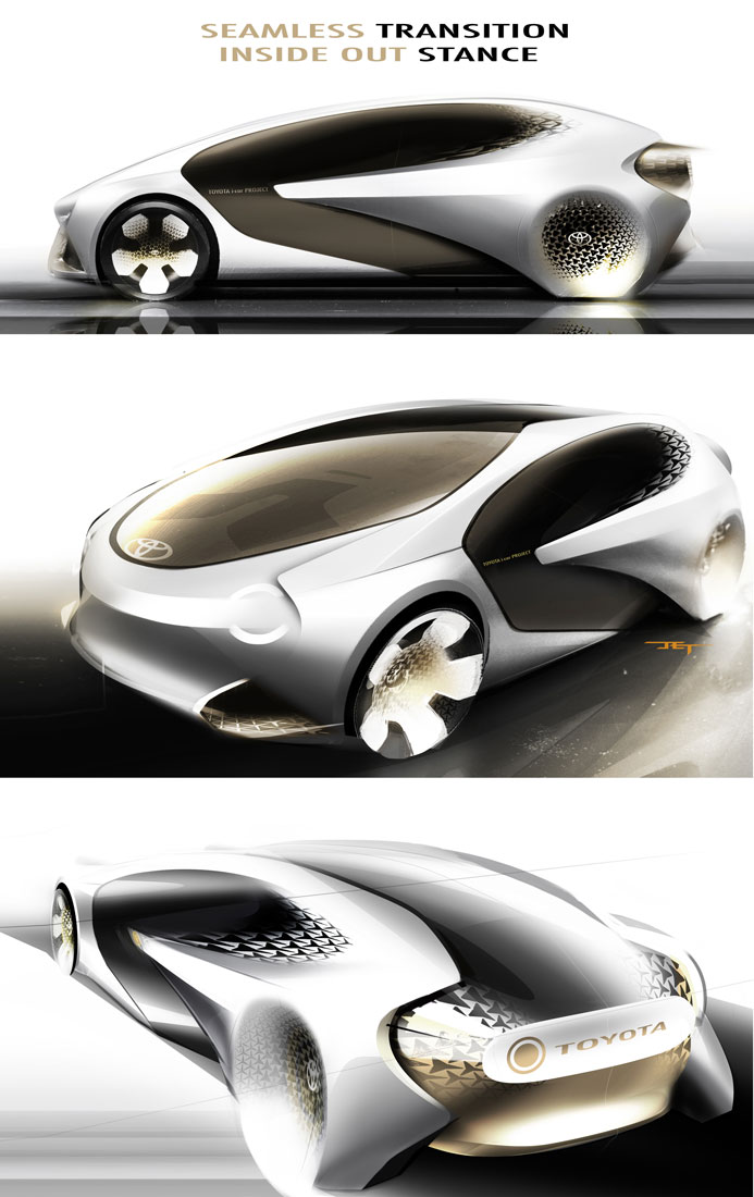 Toyota Concept-i, 2017 - Design Sketch