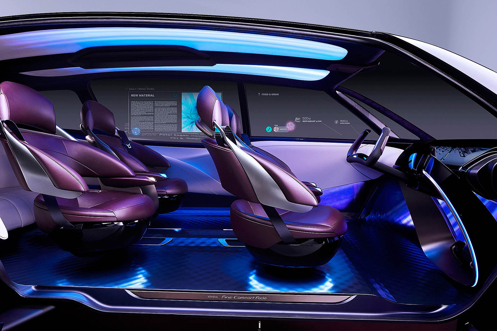 Toyota Fine-Comfort Ride Concept, 2017 - Interior
