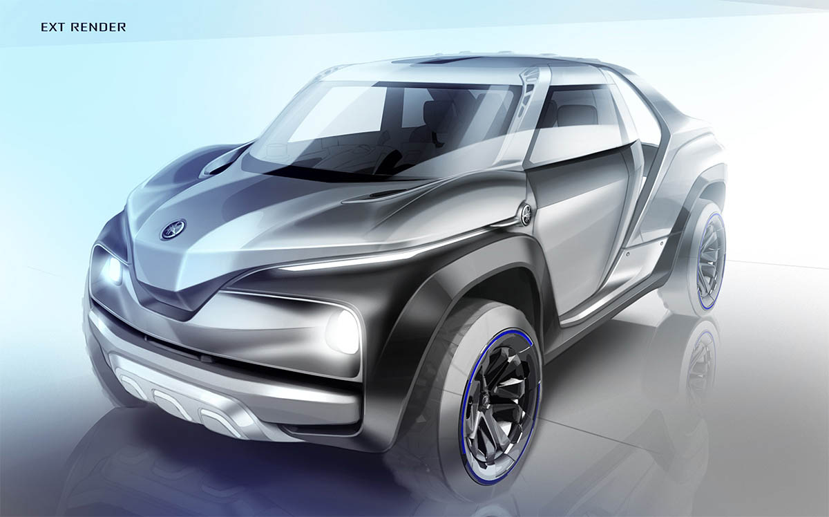 Yamaha Cross Hub Concept, 2017 - Design Sketch