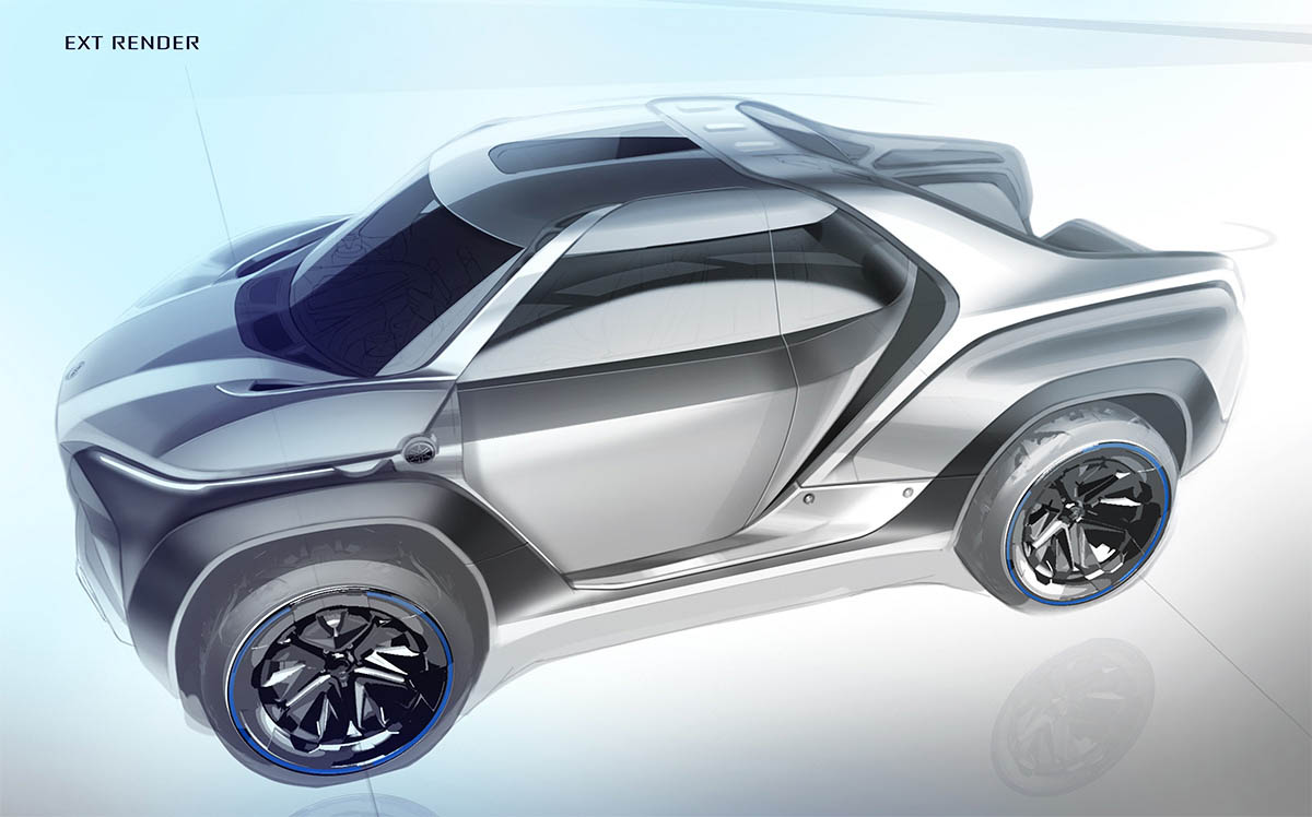 Yamaha Cross Hub Concept, 2017 - Design Sketch