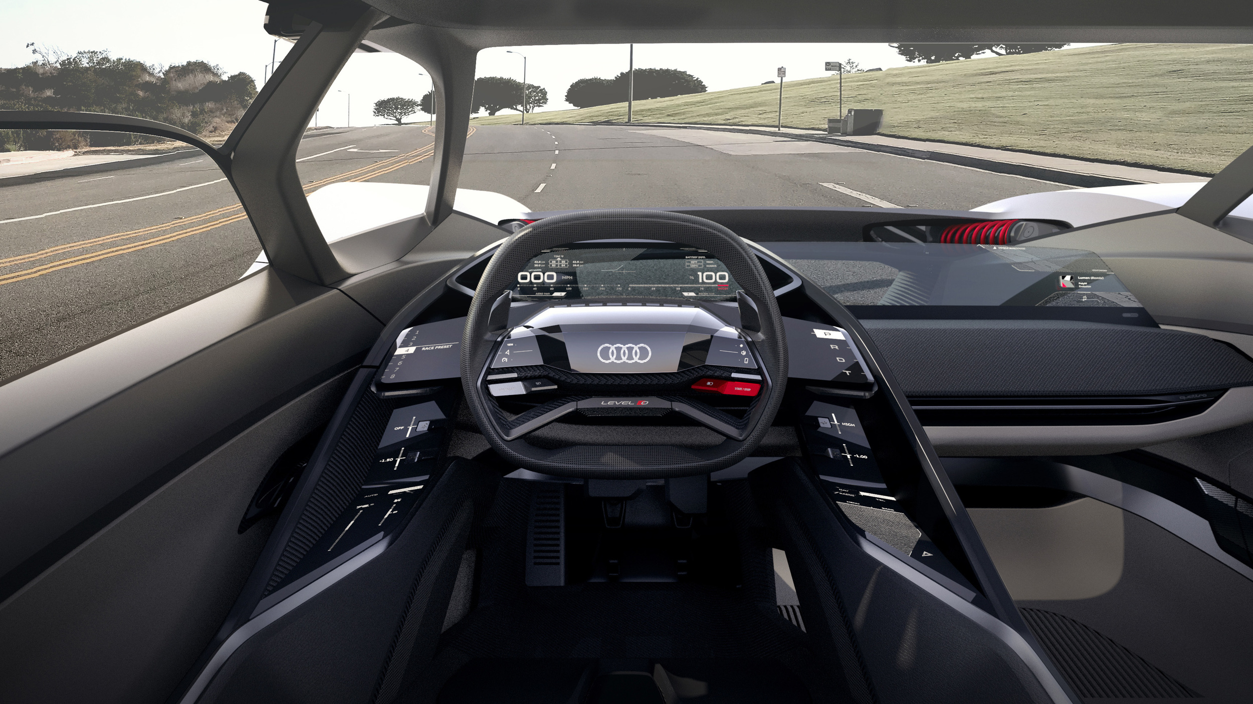 Audi PB18 E-Tron Concept, 2018 - Interior