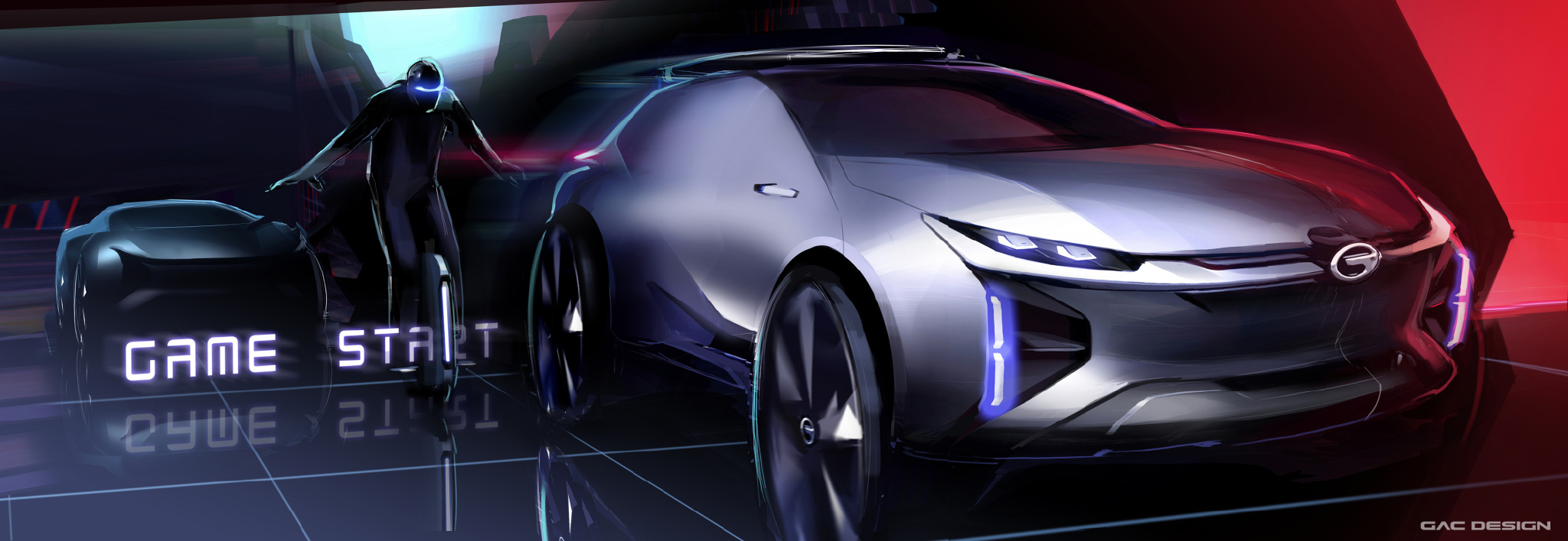 GAC Enverge Concept, 2018 - Design Sketch