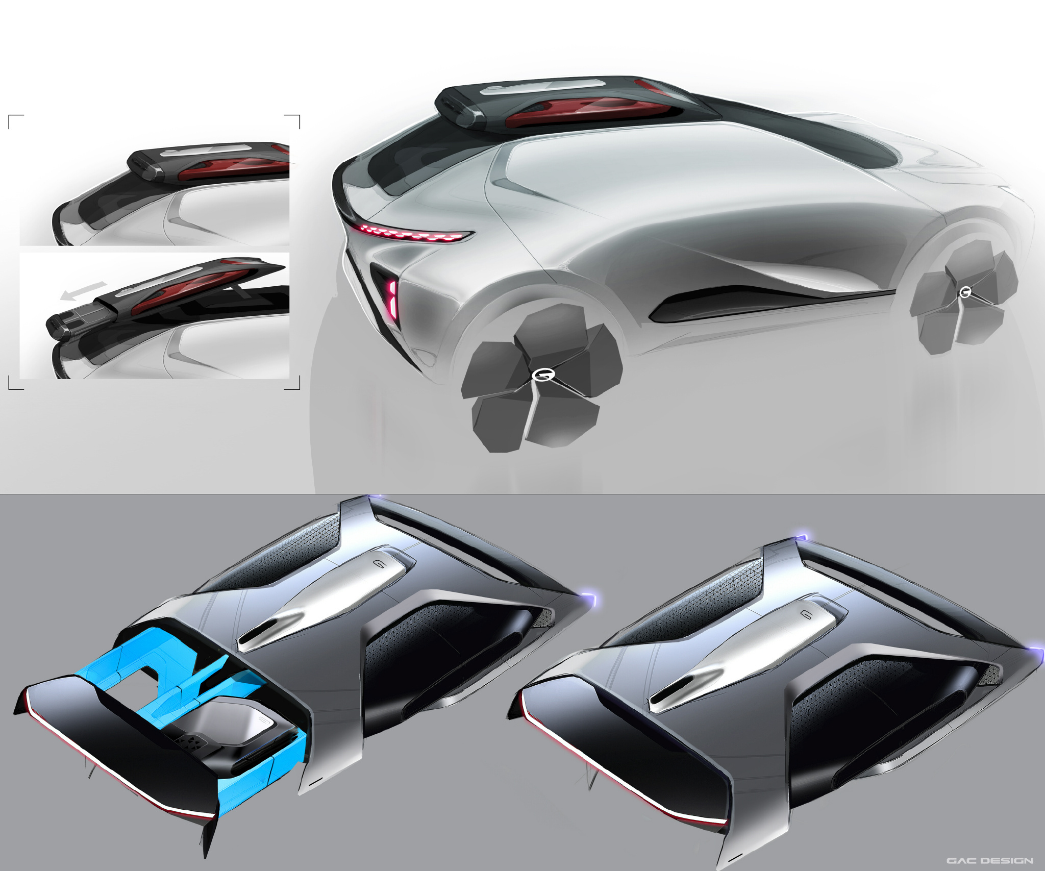 GAC Enverge Concept, 2018 - Design Sketch