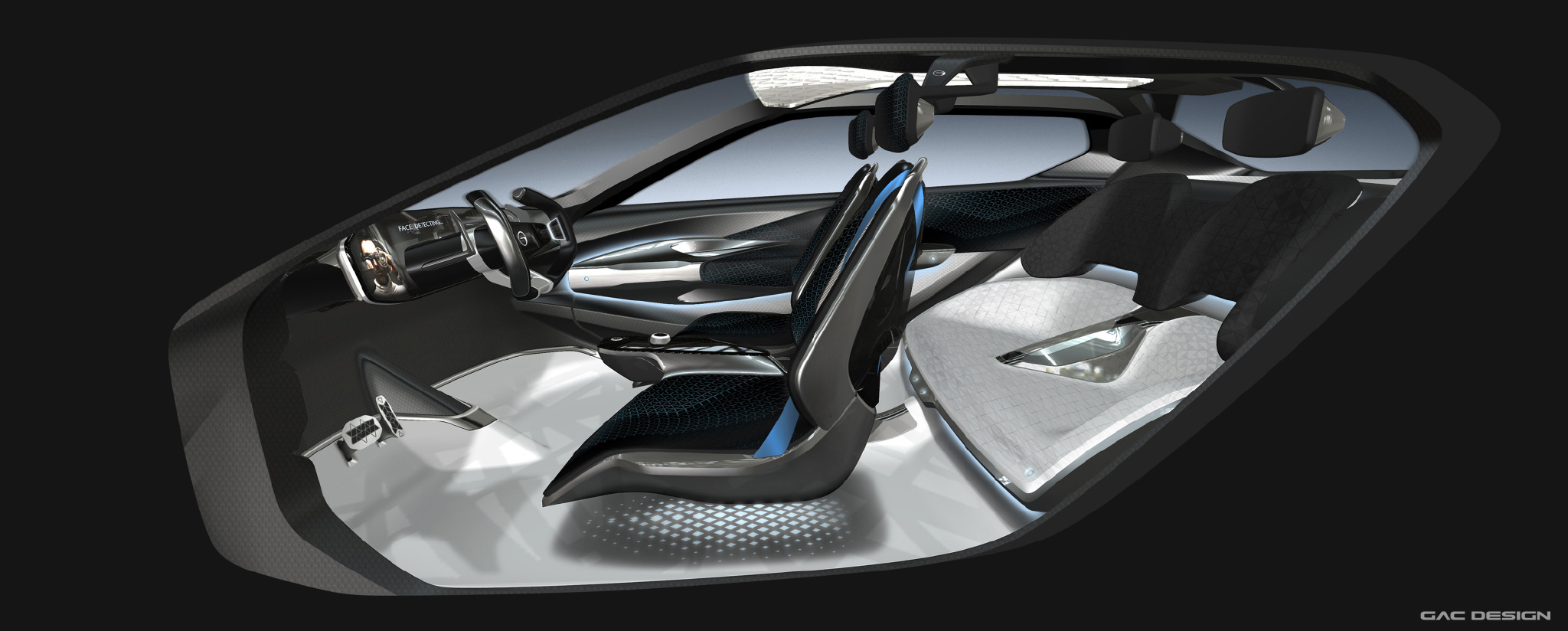 GAC Enverge Concept, 2018 - Interior Sketch