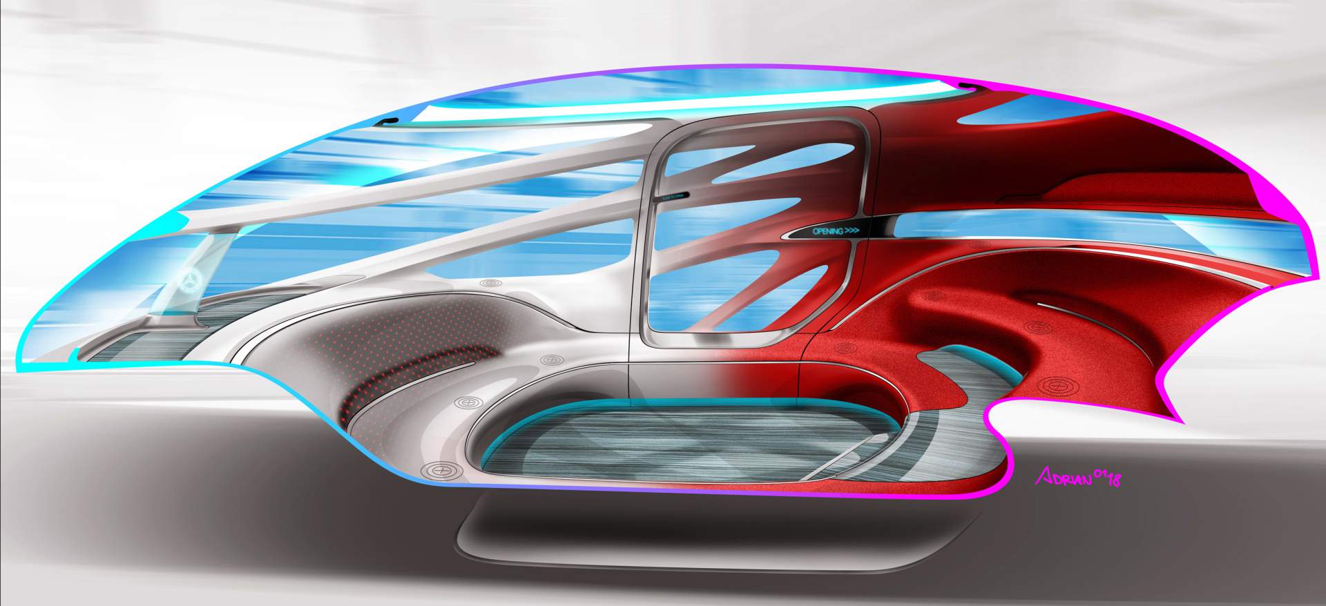 Mercedes-Benz Vision Urbanetic, 2018