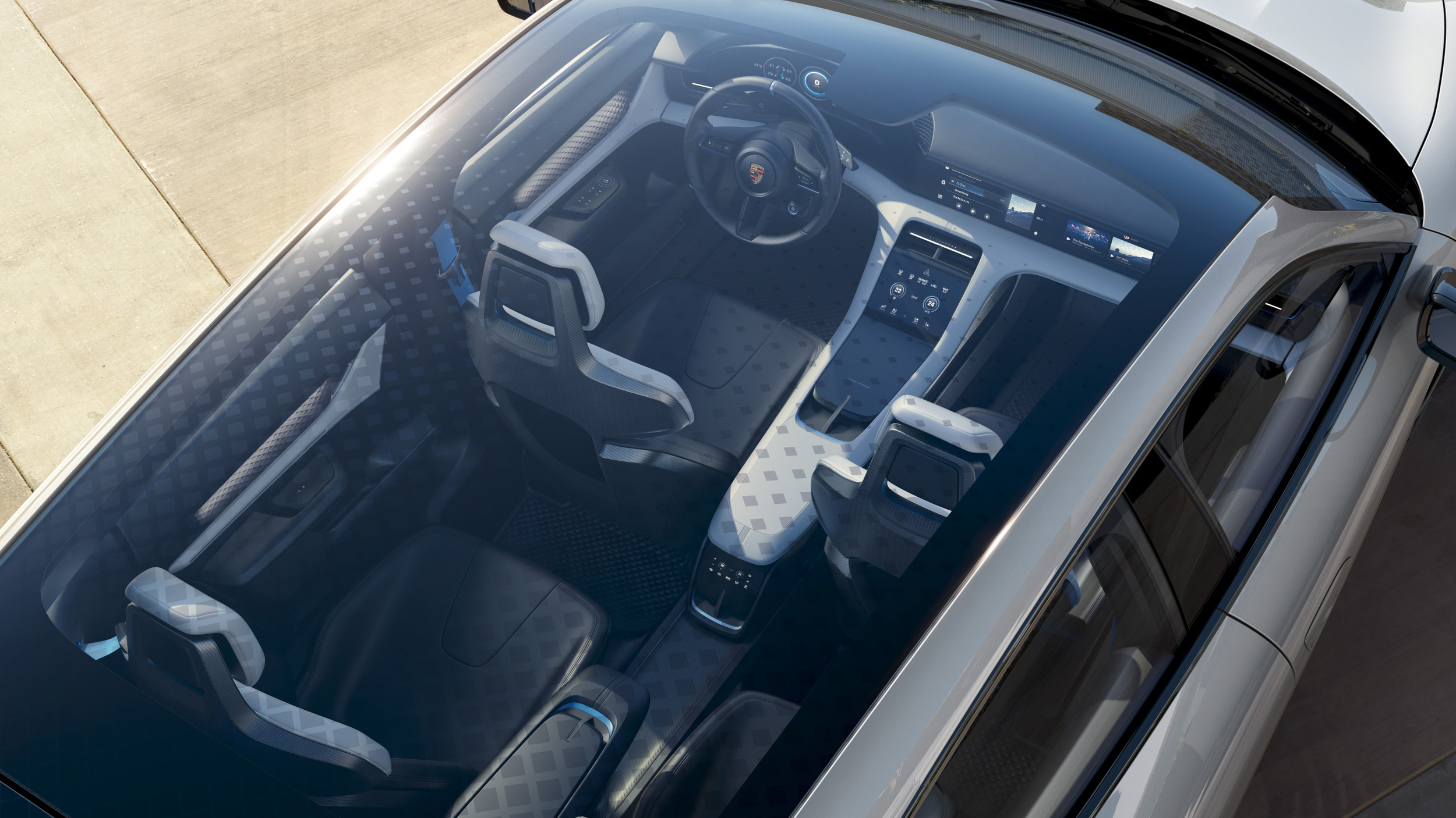 Porsche Mission E Cross Turismo, 2018 - Interior