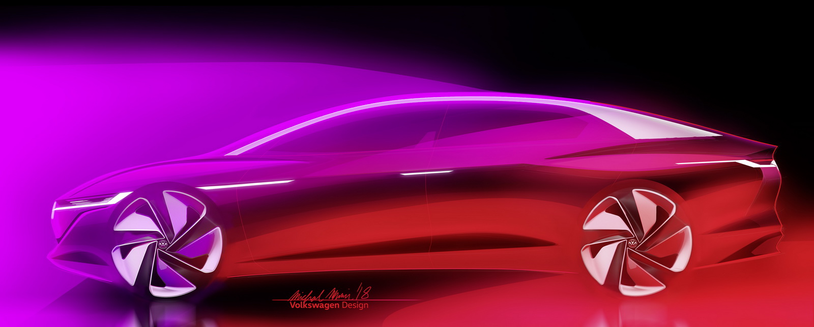 Volkswagen I.D. Vizzion Concept, 2018