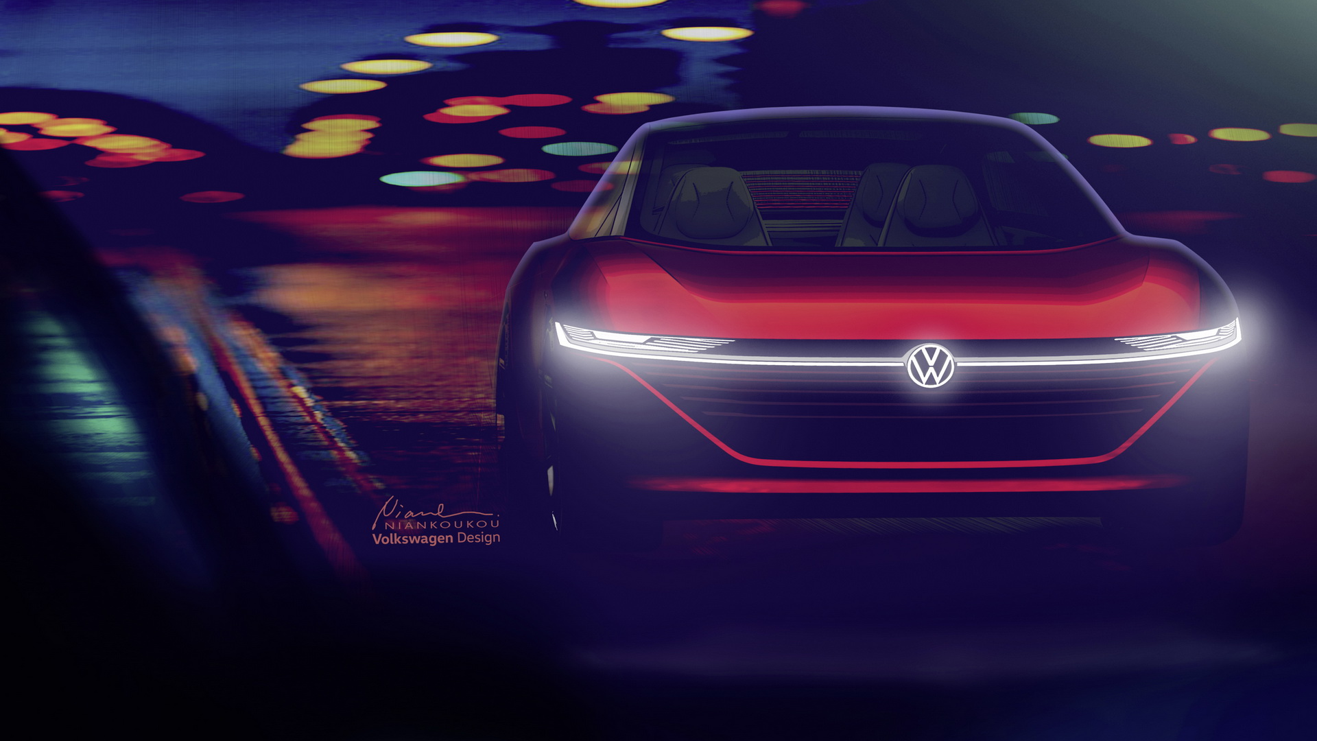 Volkswagen I.D. Vizzion Concept, 2018