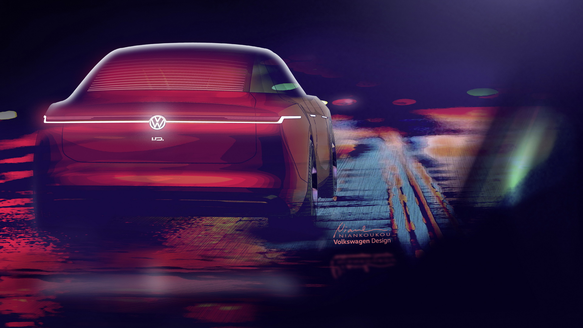 Volkswagen I.D. Vizzion Concept, 2018