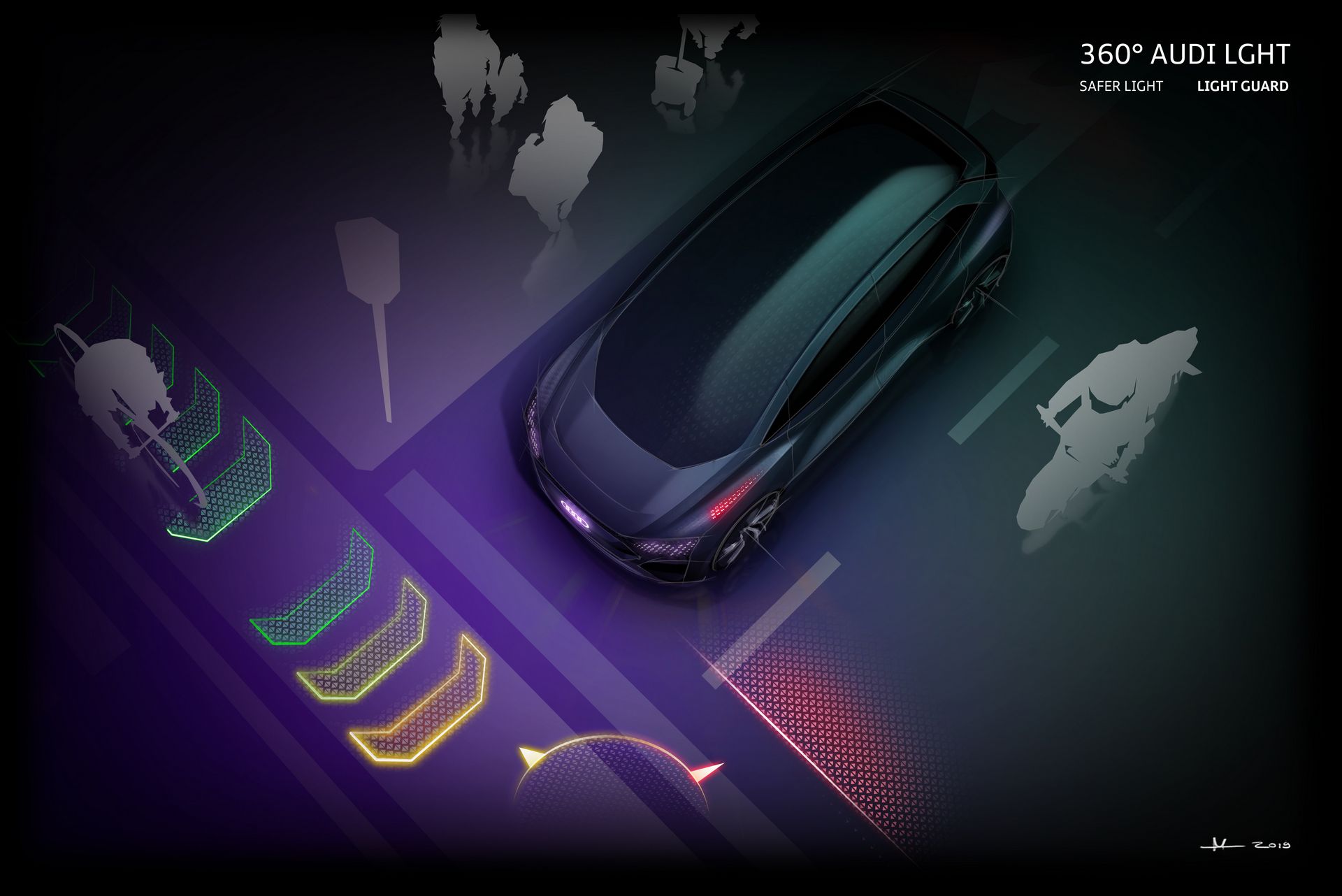 Audi AI:ME Concept, 2019 - Design Sketch