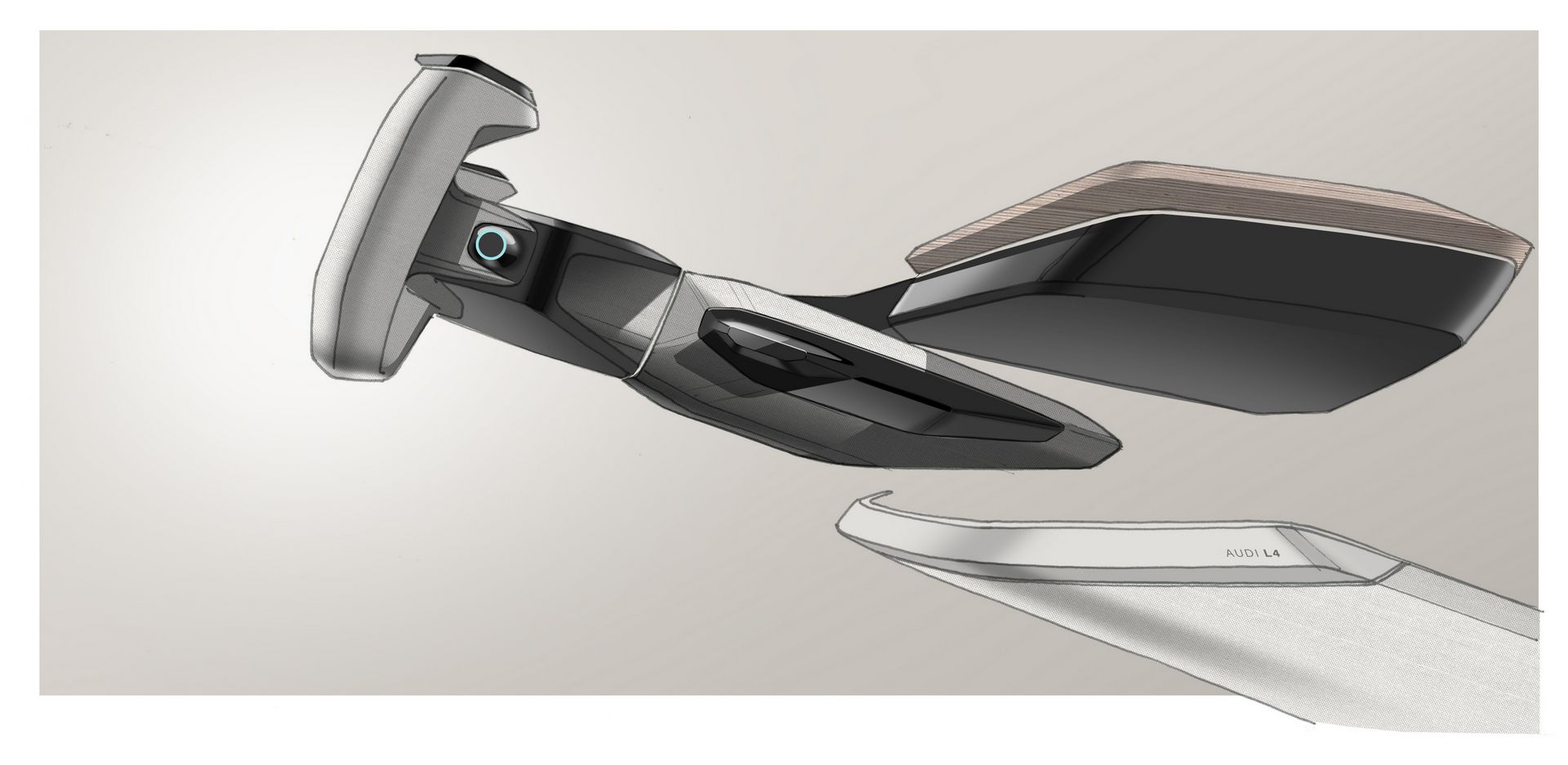 Audi AI:ME Concept, 2019 - Design Sketch - Interior