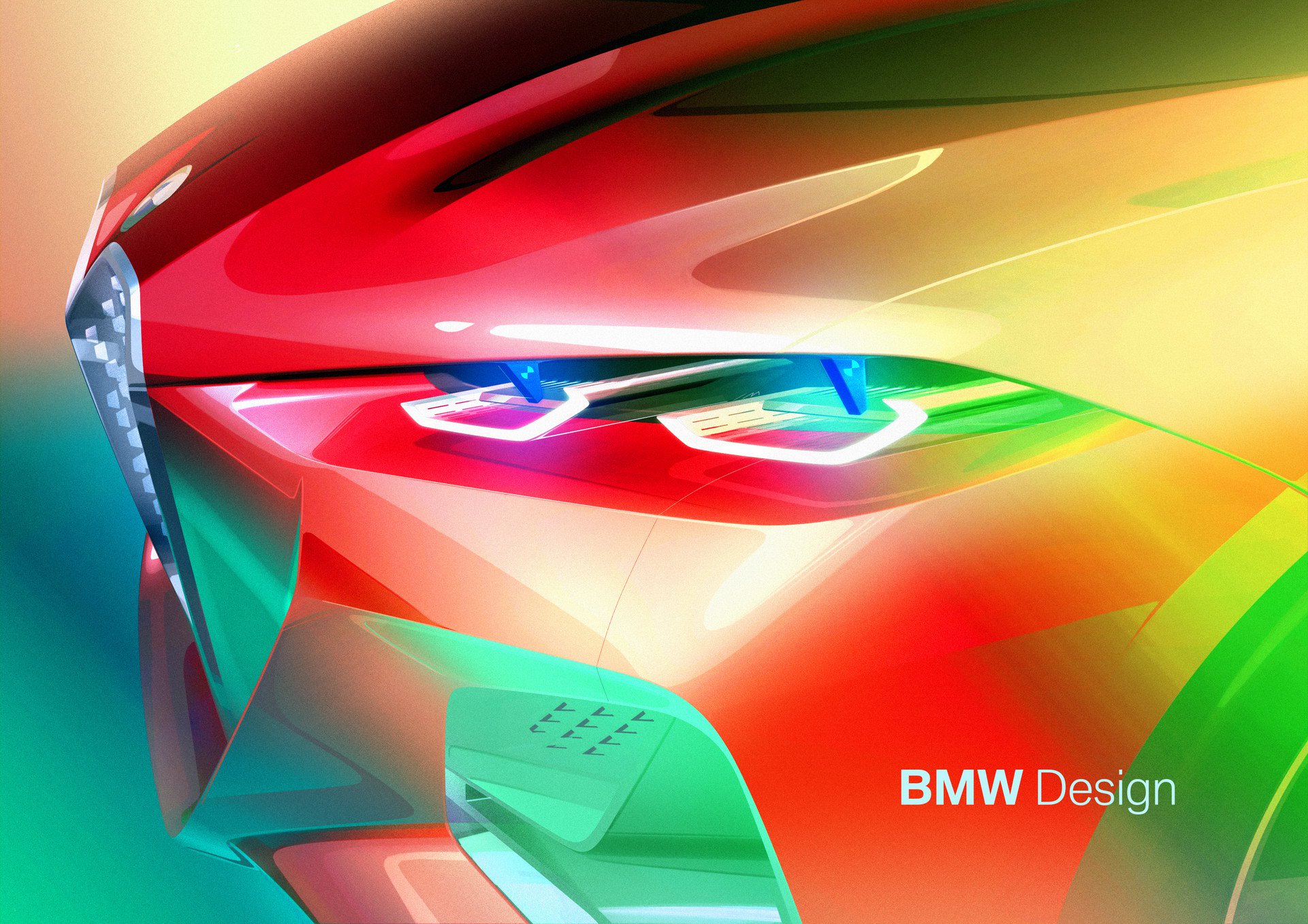 BMW Concept 4, 2019 - Design Sketch