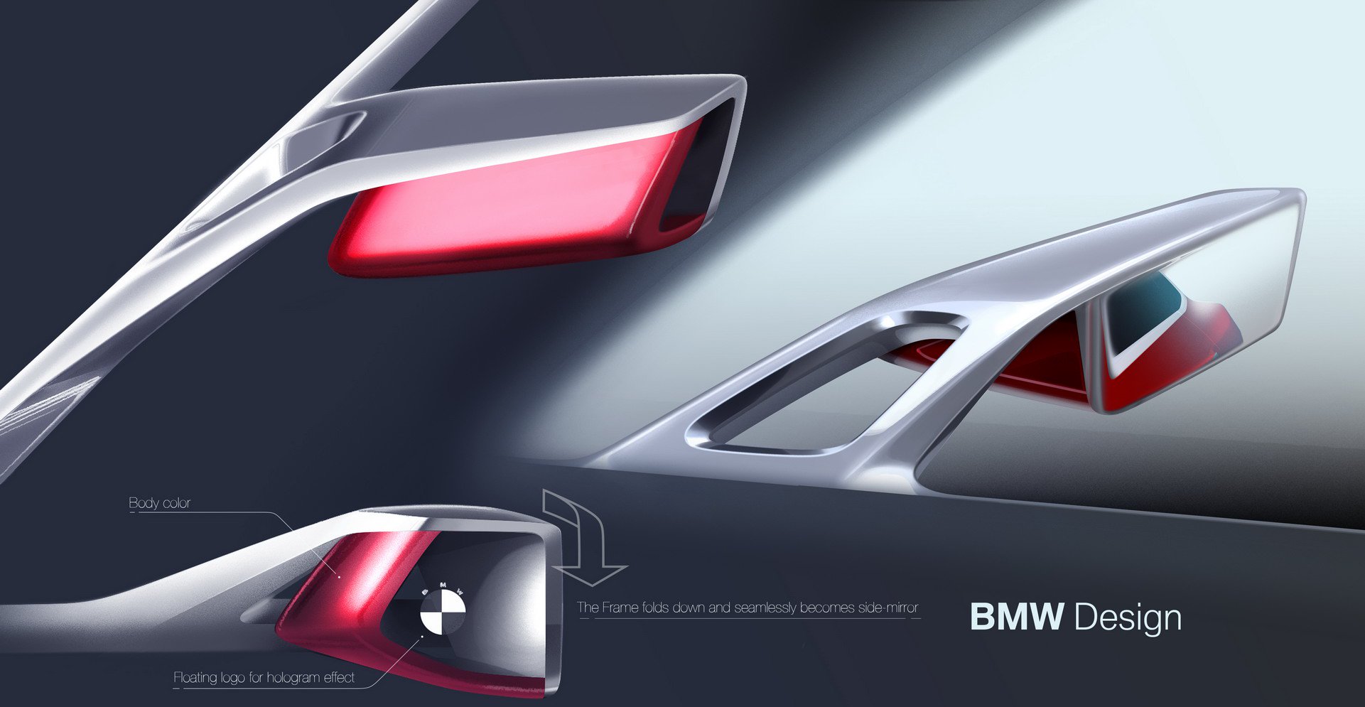 BMW Concept 4, 2019 - Design Sketch