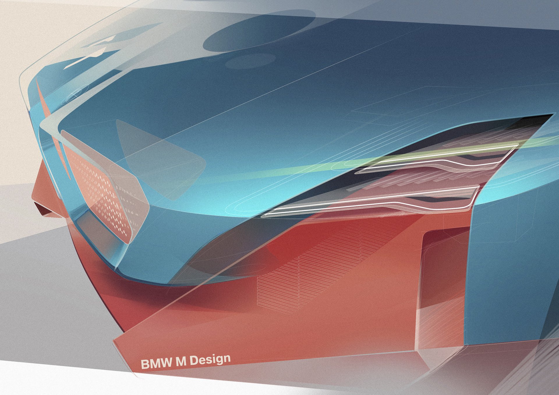 BMW Vision M Next Concept, 2019 - Design Sketch